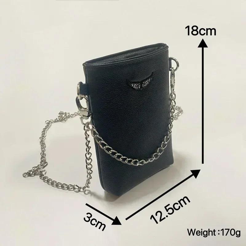 Handbags for women 2025 new fashion french women’s shoulder bag wings zvbag pu retro messenger luxury designer handbag