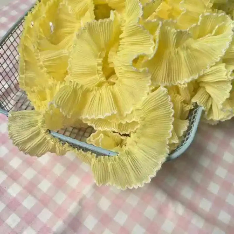 4M/lot 3cm Wine red/pink/Beige Chiffon Pleated Lace Dog Tooth Ruffle Lace Trimming for Dress Pet Cloth Home Decoration X1496