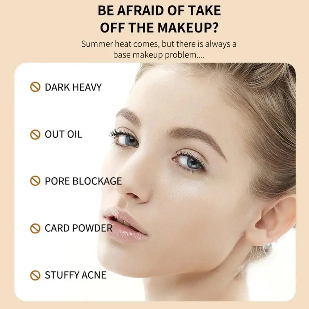 CC Cream With SPF 50 Color Correcting Cream SPF 50 Sunscreen Full Coverage Foundation Lightweight Foundation Moisturizing