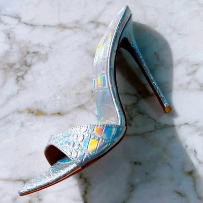 Laser Dazzling Colour, Pencil-High Heel Shoes For Women | Slippers | Summer Sandals |  Sandals | Shoes