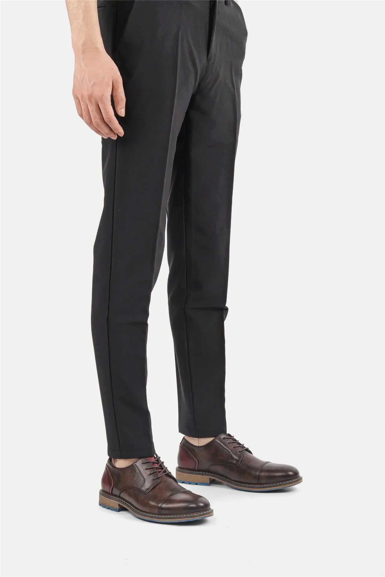 Men's Formal Shoes British Retro Brogue Shoes Mens Casual Business Leather Oxfords Men Office Dress Shoe Flats