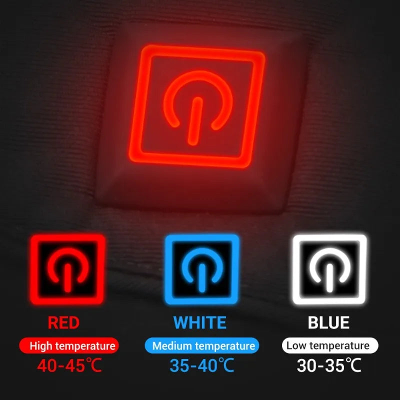 Heated Motorcycle Gloves Cycling Winter Glove Man Bicycle Supplies Thick Protective Gloves Electric Gloves With Heating Function