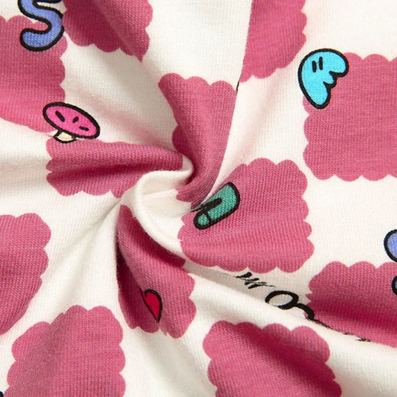 Cotton Women Panties Sexy Cartoon Printed Underwears Breathable Boxers Seamless Girl Briefs Women's Intimates Femme Female Pants