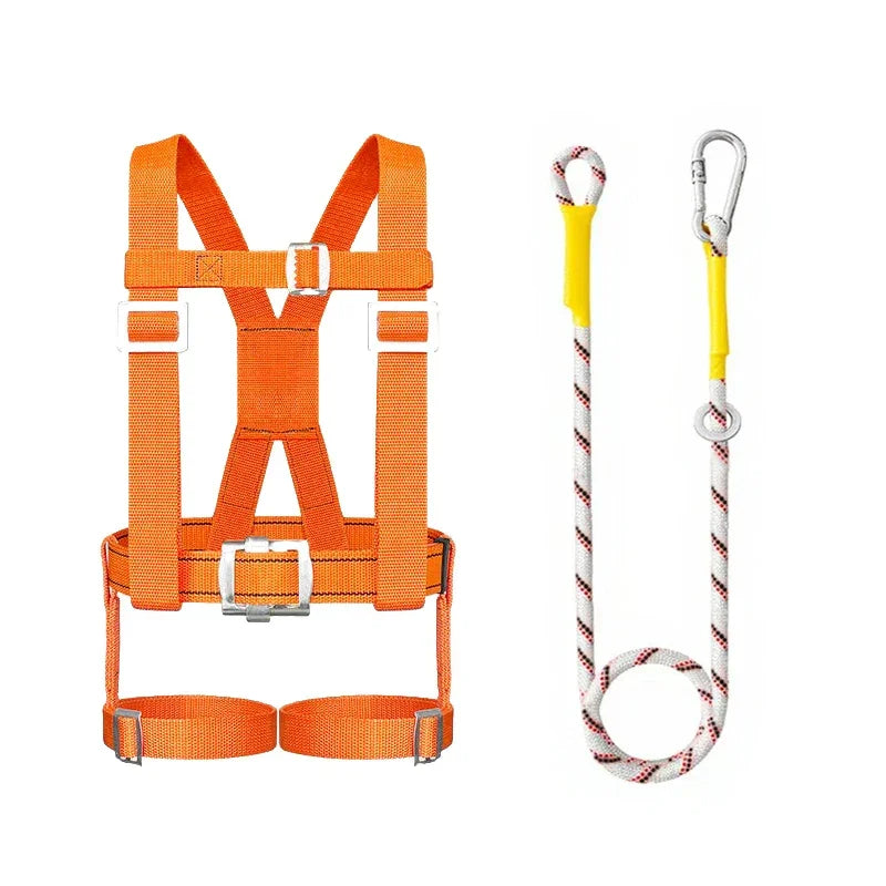 Outdoor Safety Harness Five-point High Altitude Work Safety Belt Adjustable Safety Vests Outdoor Rock Climbing Protect Equipment