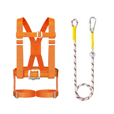 Outdoor Safety Harness Five-point High Altitude Work Safety Belt Adjustable Safety Vests Outdoor Rock Climbing Protect Equipment