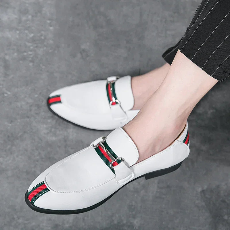 2024 high-end oversized men's Oxford shoes, breathable British wedding groom business soft sole casual shoes