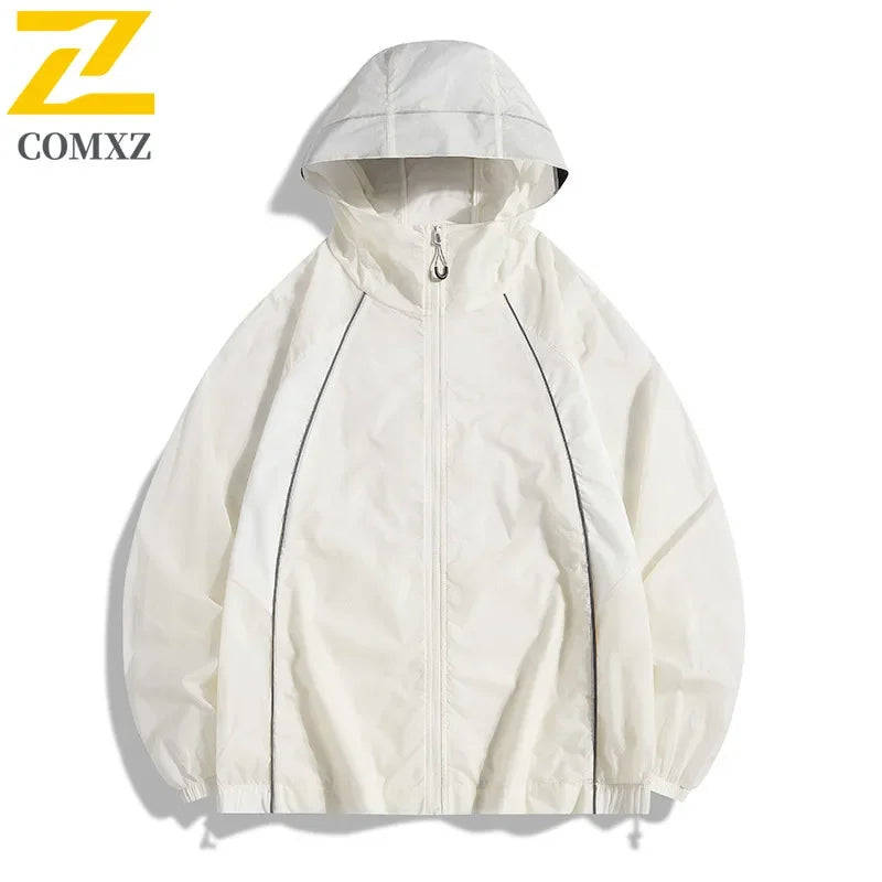 Summer Sun Jackets Men's Outdoor Cycling Clothing Quick Dry UV Skin Coat Women Sports Sun Protection Hiking Camping Windbreaker