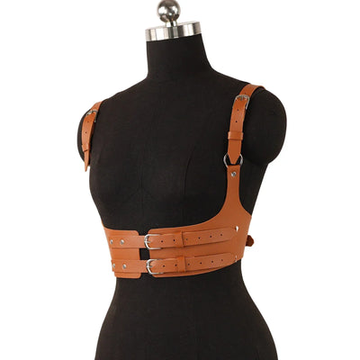 Women Trend Punk Corset Belt Decoration Street Style Wide Waistband corset Harness Leather Belt Gothic Clothing Accessorie