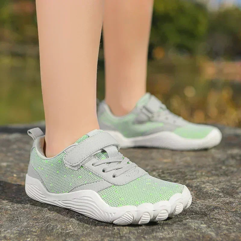 Kids barefoot shoes wide toe minimalist zero drop slipstop toddler children beach aqua water walking sneakers babies