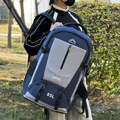 Climbing Backpack with Shoes Pocket Outdoor Travel Hiking Trekking Camping Sports Bag Large Mountaineering Luggage Rucksack