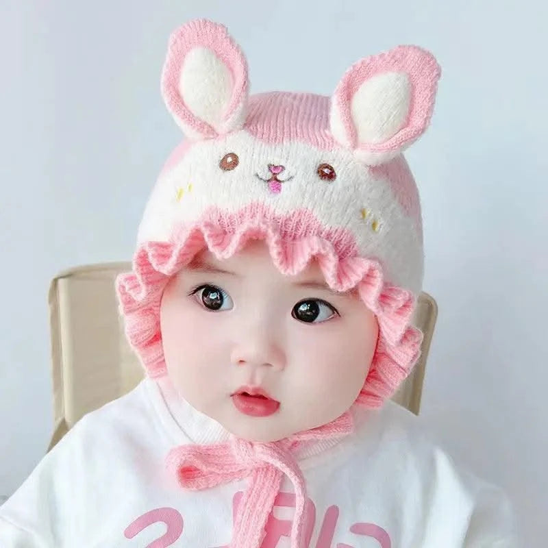 Cosy Bonnet Rabbit Baby Hat With Ears  |Winter | New-born, Boys, Girls,  Infant, Toddler Cap |Beanies Soft Ear Protection