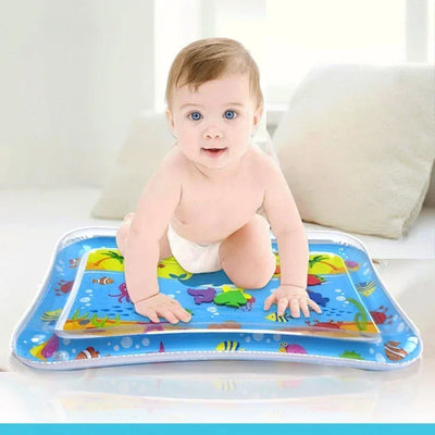 Summer Inflatable Water Mat PVC Playmat Toddler Activity Play Center Water Mat for Babies Early Education Developing Summer Toy