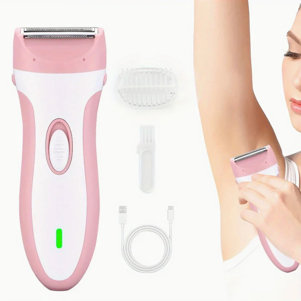 Electric Women Epilators Shavers Razors Trimmers for Women on Private Area and Leg Armpit Back Hair, Girls Bikini Epilators