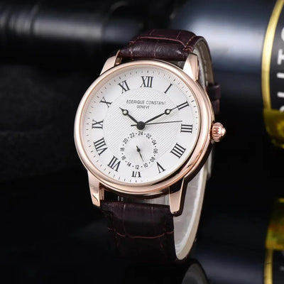 Fashion Minimalist Casual Men's Watch High-end Leather Strap Quartz Watch Luxurious Business Women's Watch Couple's Watch