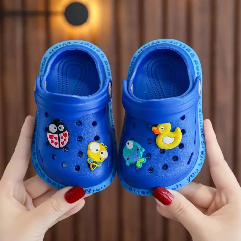 Cartoon Soft Sole Anti Slip Children's Sandals and Slippers | Indoor, Home Shoes For Boys and Girls Kids Shoes