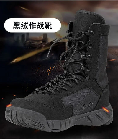 Outdoor Climbing Training Water Resistant High Shoes Hunting Hiking Tactical Boots Men Women Hunting Hiking Desert  Boot