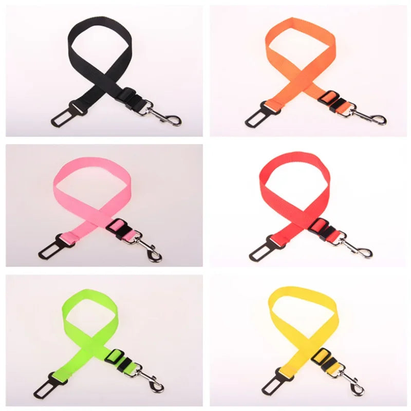 Car Seat Belt Buckle Pet Seat Adjustable Pet Cat Dog Pet Supplies Vehicle Dog Harness Pet Leash Car Safety Buckle Accessories