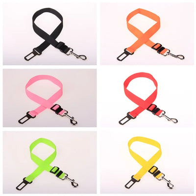 Car Seat Belt Buckle Pet Seat Adjustable Pet Cat Dog Pet Supplies Vehicle Dog Harness Pet Leash Car Safety Buckle Accessories