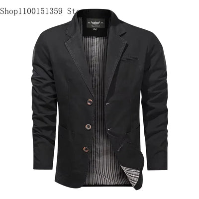 2025 Spring Autumn Blazers Men Fashion Slim Casual Business Handsome Suits Brand Men's Blazers Tops