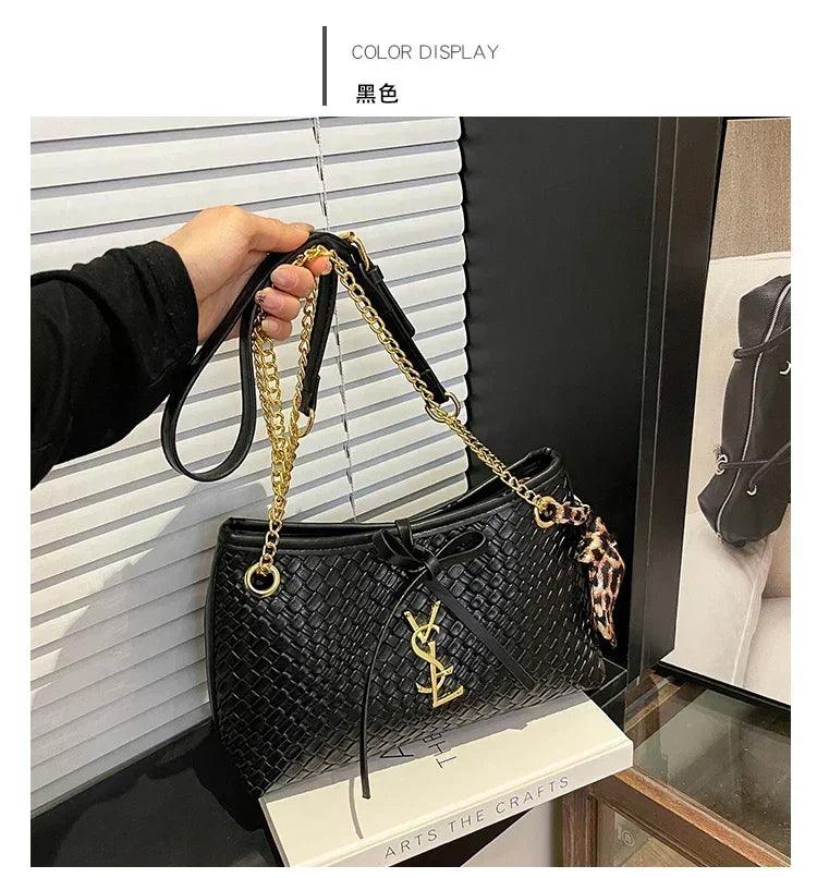 Famous designer women’s handbag in soft leather elegant crossbody-bag with adjustable strap classic luxury style