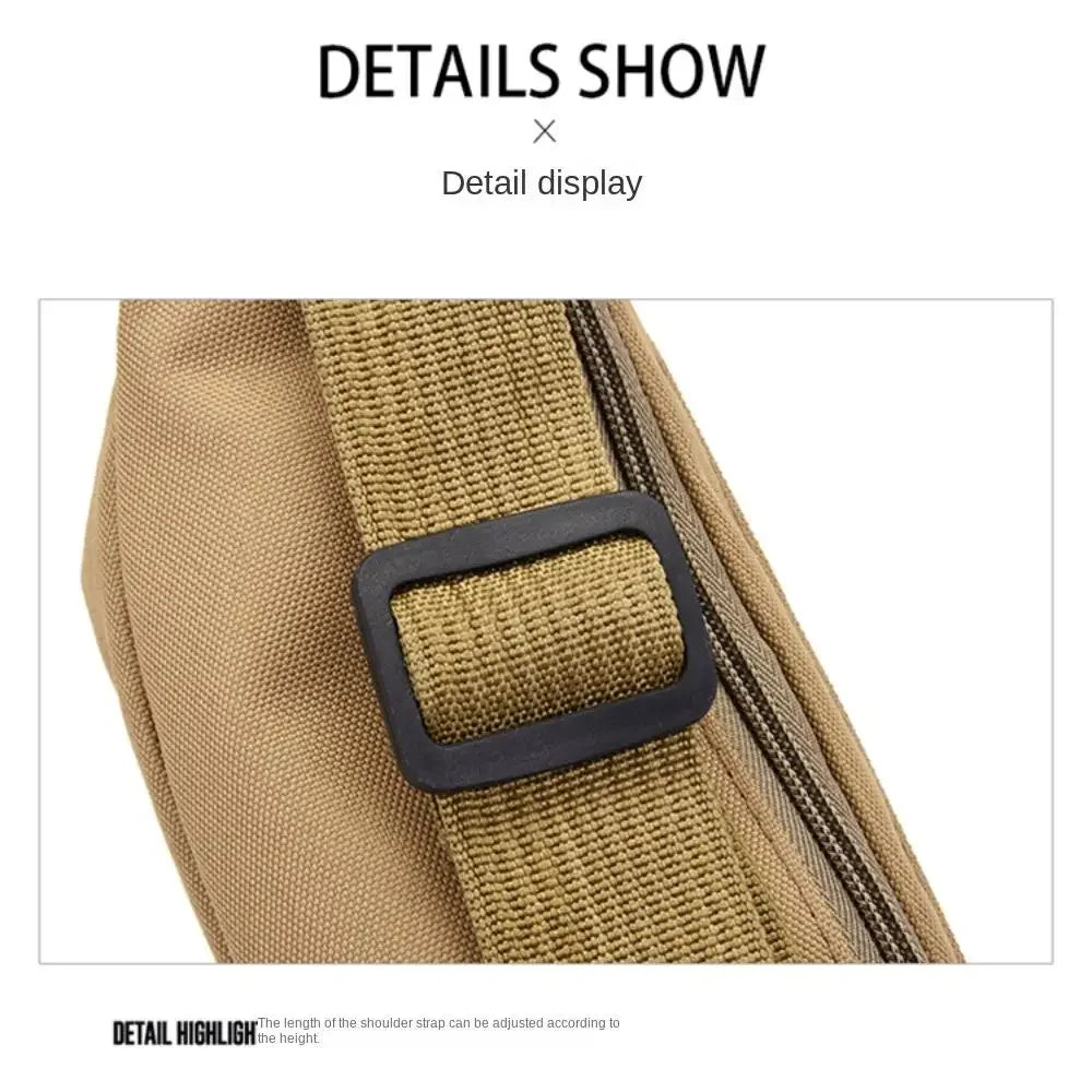 Banana Bag Waterproof Waist Pouch Oxford Cloth Wear Resistant Waist Bags Portable Large Capacity Shoulder Belt Bags Running