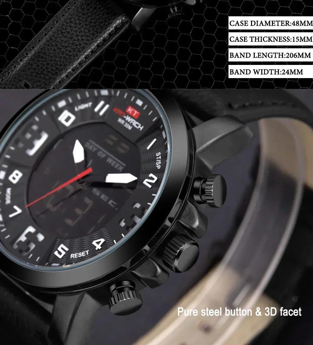 Man watch high-end luxury quartz wrist clock waterproof official-website automatic movement watch gifts for men