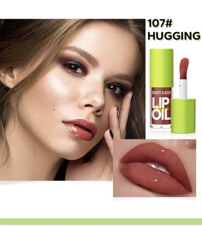 Beauty Glazed Rare Bright Lustrous Lip Essence Moisturizing Shine Shimmer Plumping Lip Tint  Care Oil Gloss for Lip Enhancement