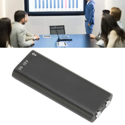 Rechargeable Recorder Voice Recorder HD Noise Reduction Voice Activated USB Charging Mini Sound Recorder for Meetings Interviews