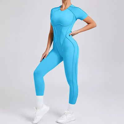 Seamless Yoga Jumpsuits Sports Fitness Hip-lifting