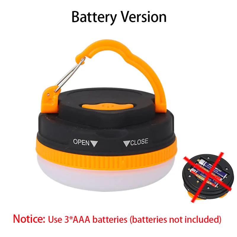 LED Lantern Portable Camping Light 3 Lighting Modes Camplights Hanging Outdoor Tent Home Emergency Lamp with Magnet