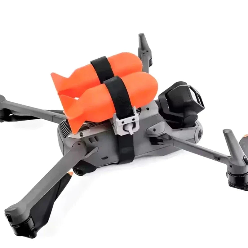 (NEW) Drone Double Thrower Light Induction Remote Control Distance Unlimited Rescue Delivery For DJI Mini4/4Pro - Elanique