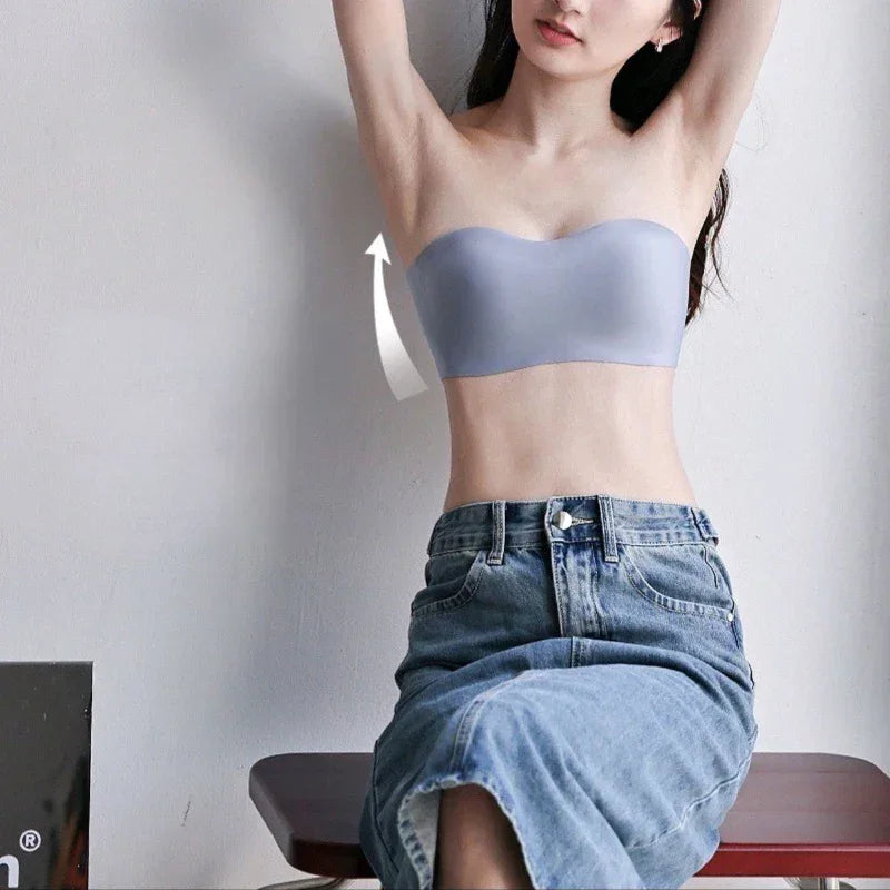 Women Strapless Bra Push Up