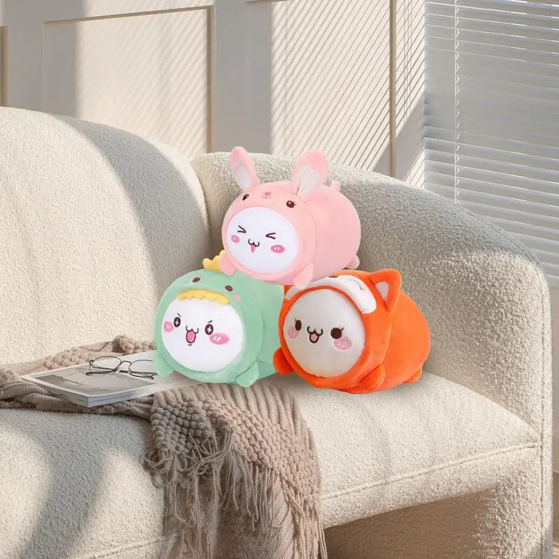 Plush Toy For Kids 7.8Inch Plush Toy Dinosaur Stuffed Animal Soft Cartoon Throw Pillow Lying Down Room Decor For Boys & Girls