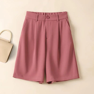 Short Pants Woman Wide Chiffon Shorts for Women Summer Women's Korean Style Designer Kpop Jorts Cheap Streetwear Flowy Comfy Hot