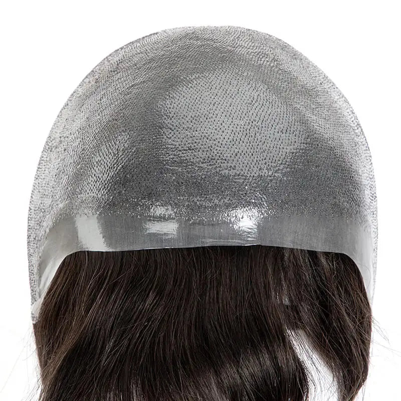 Durable Full Pu Knotted Base Human Hair Wigs For Women Full PU Women's Short Wigs Jewish Women Real Natural Hair Wig Hairpieces