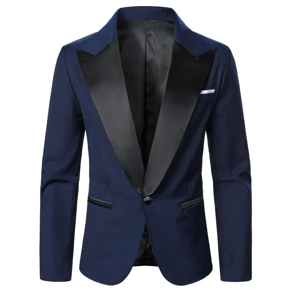 Men's Suit Jacket Casual Business Style Men's Blazer Wedding Dinner Party Office Worker Meeting Daily Wear Men's Suit Jacket