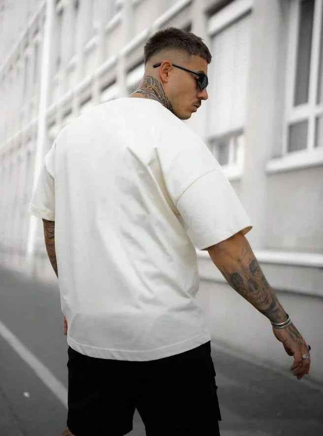 Oversized Men's Clothing Anime Print Psyduck Graphic T-Shirts