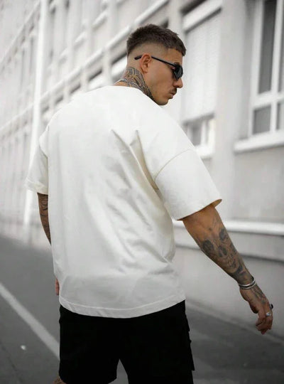 Oversized Men's Clothing Anime Print Psyduck Graphic T-Shirts