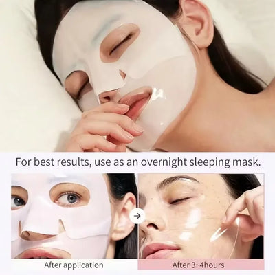 Bio-Collagen Face Mask Deep Moisturizing Overnight Mask Collagen Protein Hydrogel Soft Gel Mask Brightening Firming Skin Care