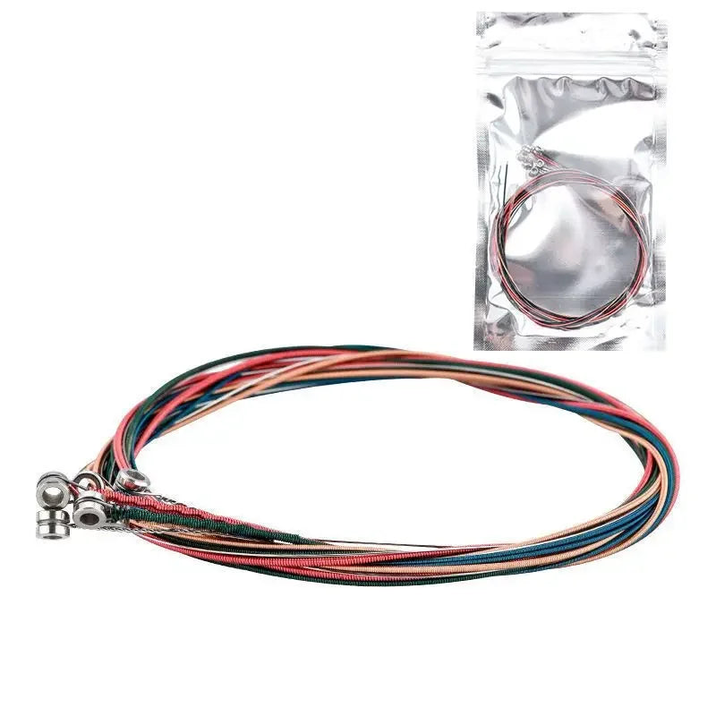 Colorful Guitar Strings 1-6 Strings for Classical Classic Guitar Acoustic Guitar Steel Strings Musical Instrument Accessories