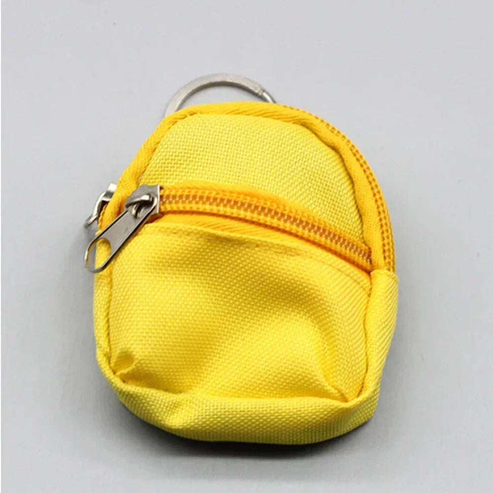 Labubu Doll Canvas Backpack Simulation Pet Bag for 15/17cm Dolls Cute Doll Accessories