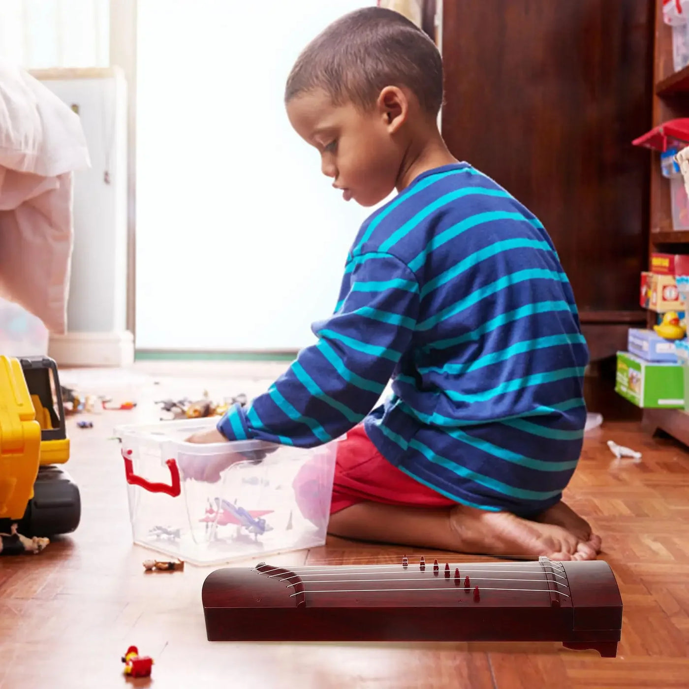 Music Guzheng Child Guitar for Kids Abs Instrument Instruments Beginners