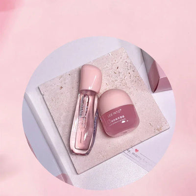 LEEINTO Plant Essence Lip Protection Set for Diminishing Lip Lines, Moisturizing Sleep, Moisturizing, and Repairing