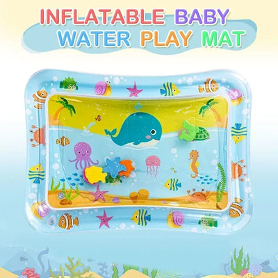 1pc PVC Inflatable Baby Water Play Mat For Kids Tummy Time Sensory Stimulation Early Learning Activity Toy