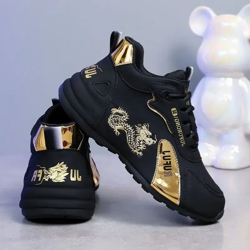 Women Designer Sneakers 2025 Summer Leather Waterproof Casual Sports Shoes Women Lightweight Breathable Non-slip Platform Shoes