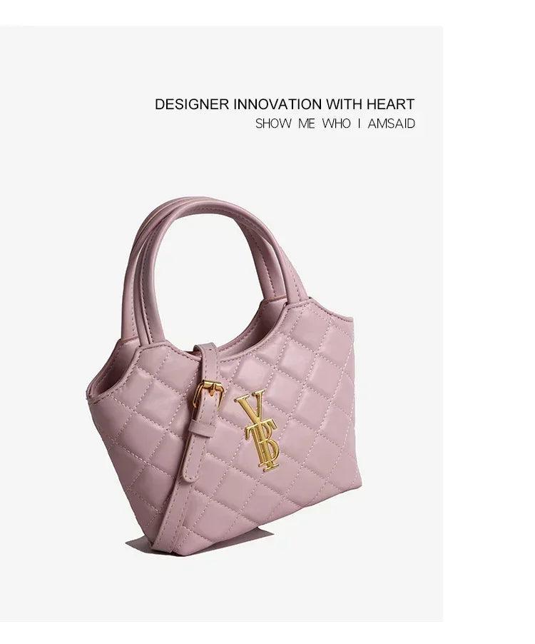 Elegant handbag for women leather material popular classic shoulder strap by famous designer luxury brand durable