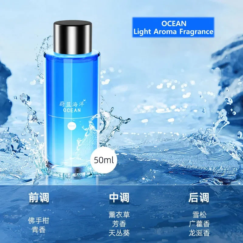 Car Perfume Diffuser Smart Car Air Diffusers Adjustable Concentration 50ml Essential Oil Diffuser Rechargeable Car Fragrance