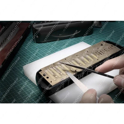 Harmonica Repair and Tuning Tool Kit, Chromatic Scale Polyphonic Repair, Disassembly and Cleaning Tools, Universal