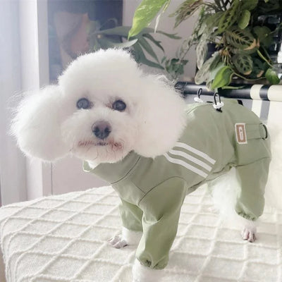 Summer Pet Dog Clothes Outdoor Thin Sunscreen Clothing Four Feets Jumpsuits For Small Medium Dog Yorkshire Puppy Clothing Romper