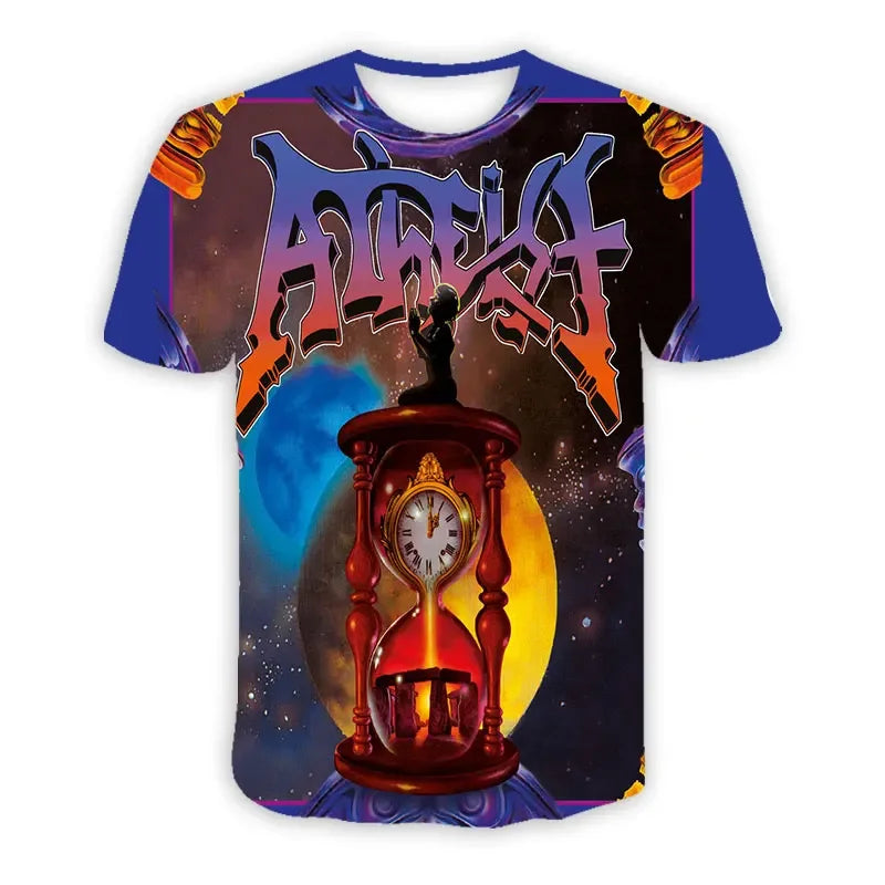 Atheist  Band 3D Printed Casual Fashion T-shirts For Women Men